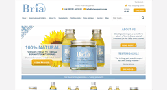 Desktop Screenshot of briaorganics.com